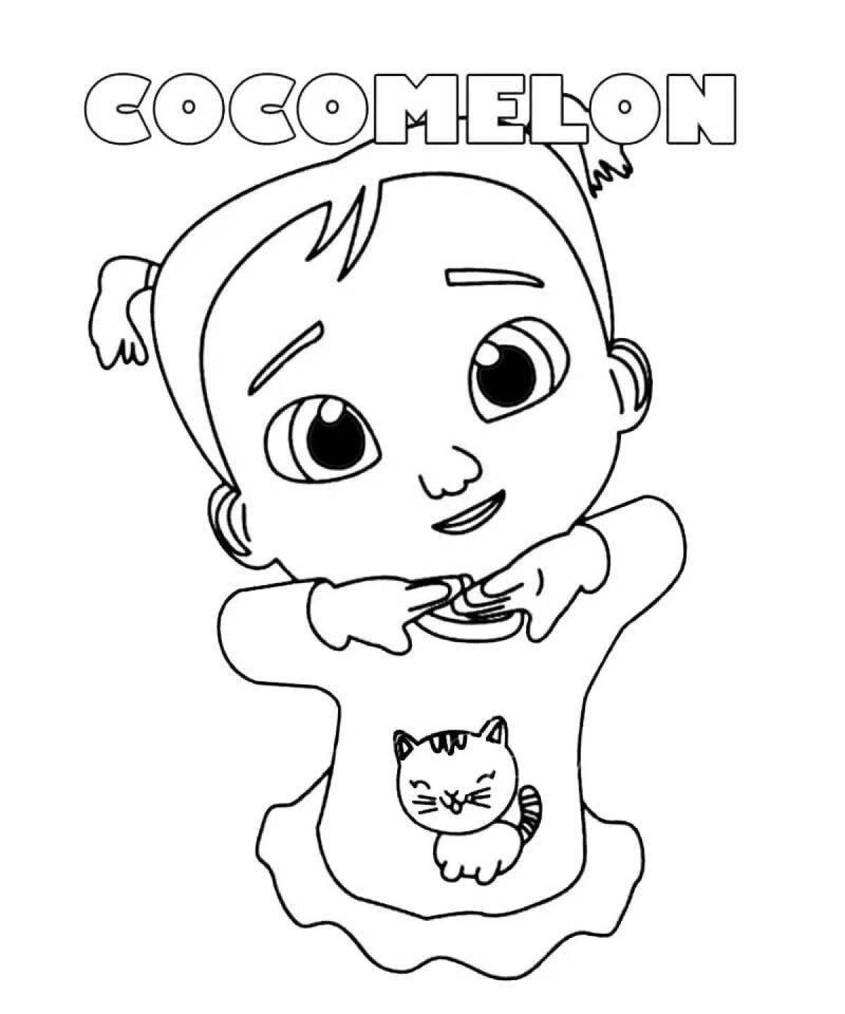 Nickelodeon cocomelon картинки раскраски дед