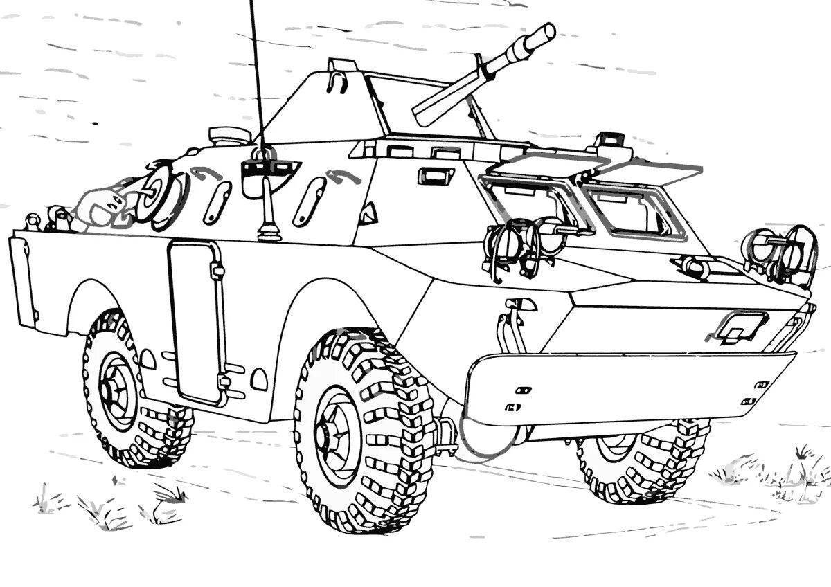 Бронетранспортер картинка для детей