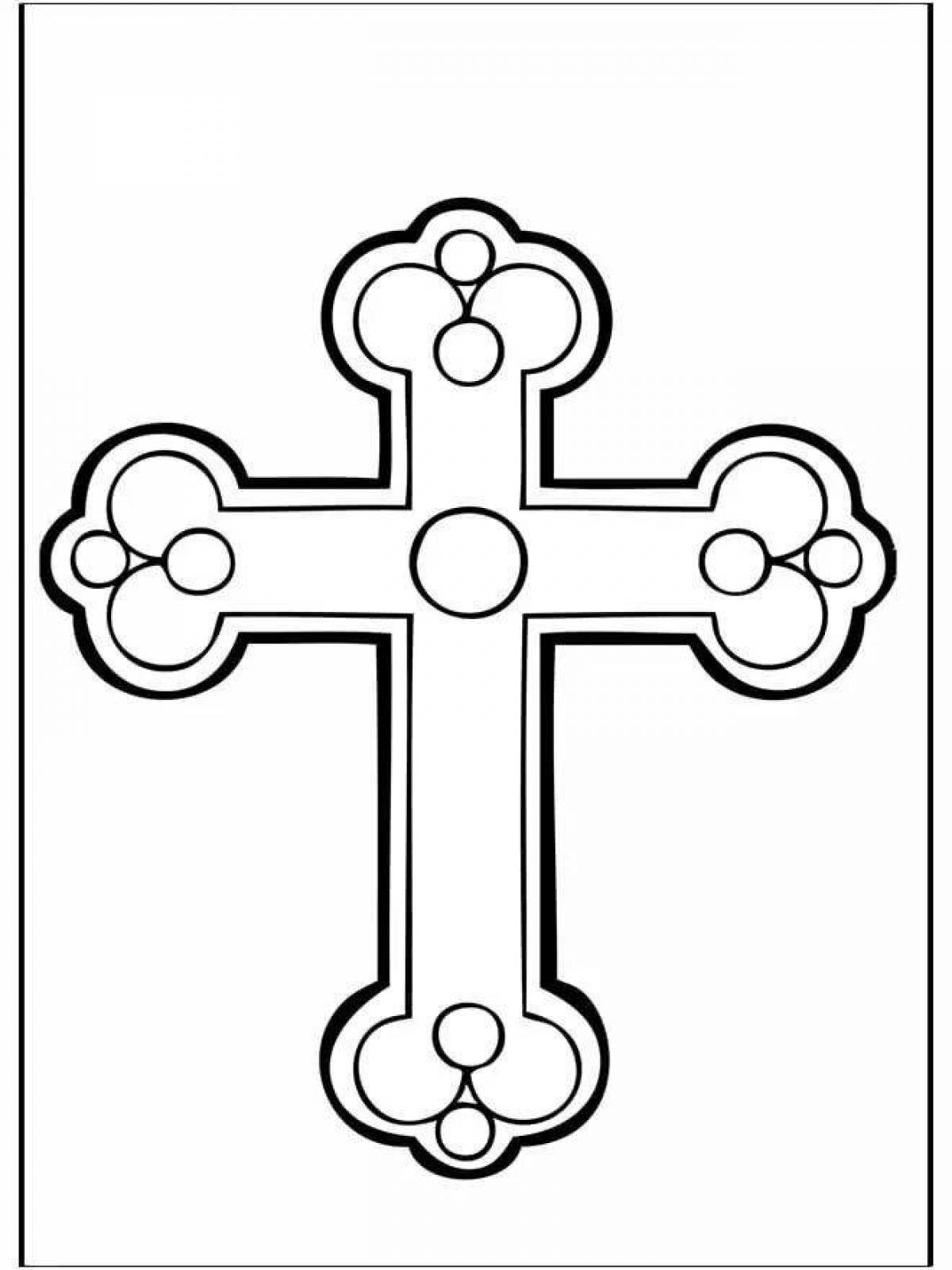 Крестик православный рисунок