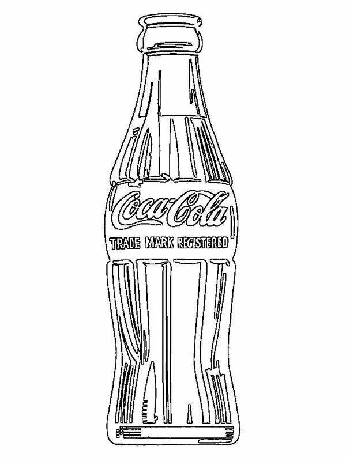 Coca Cola раскраска