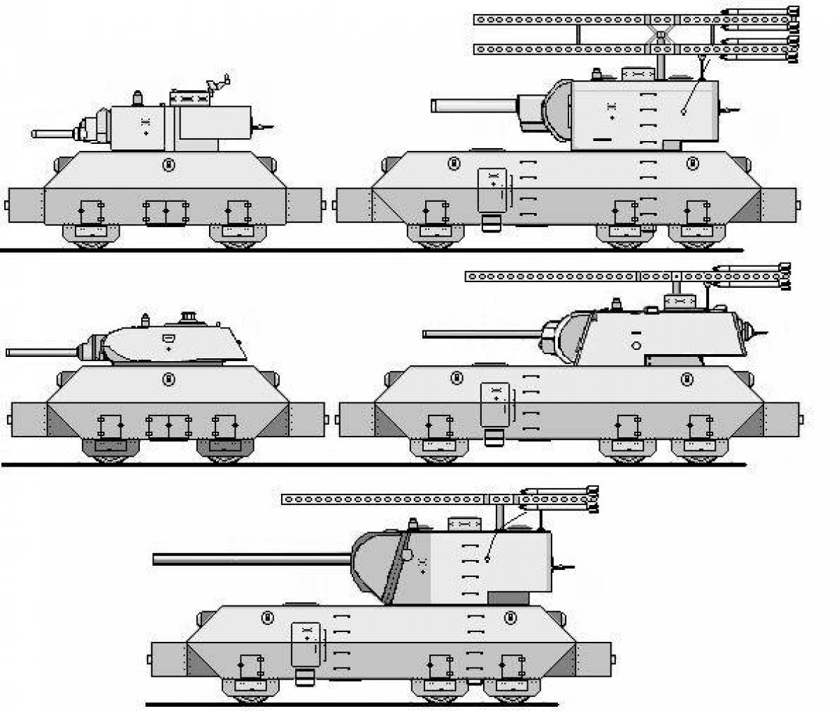 Бронепоезда вермахта чертежи