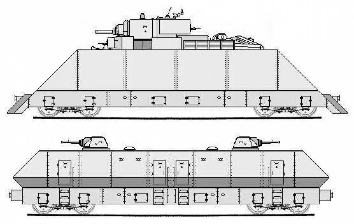 Бронепоезда вермахта чертежи