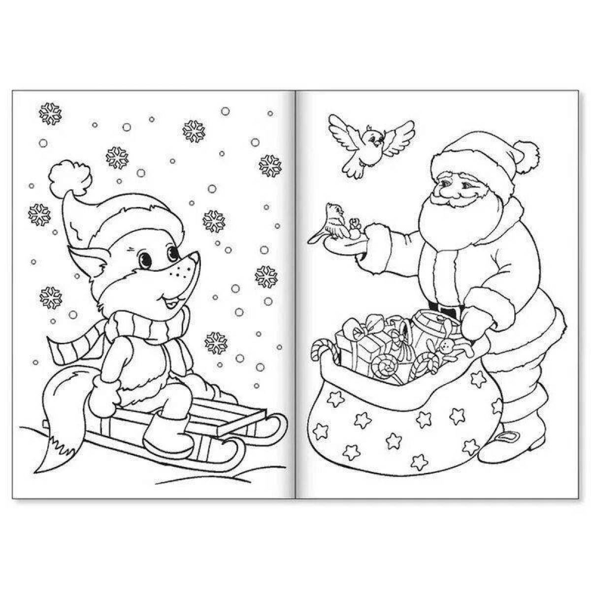 Creative coloring two drawings