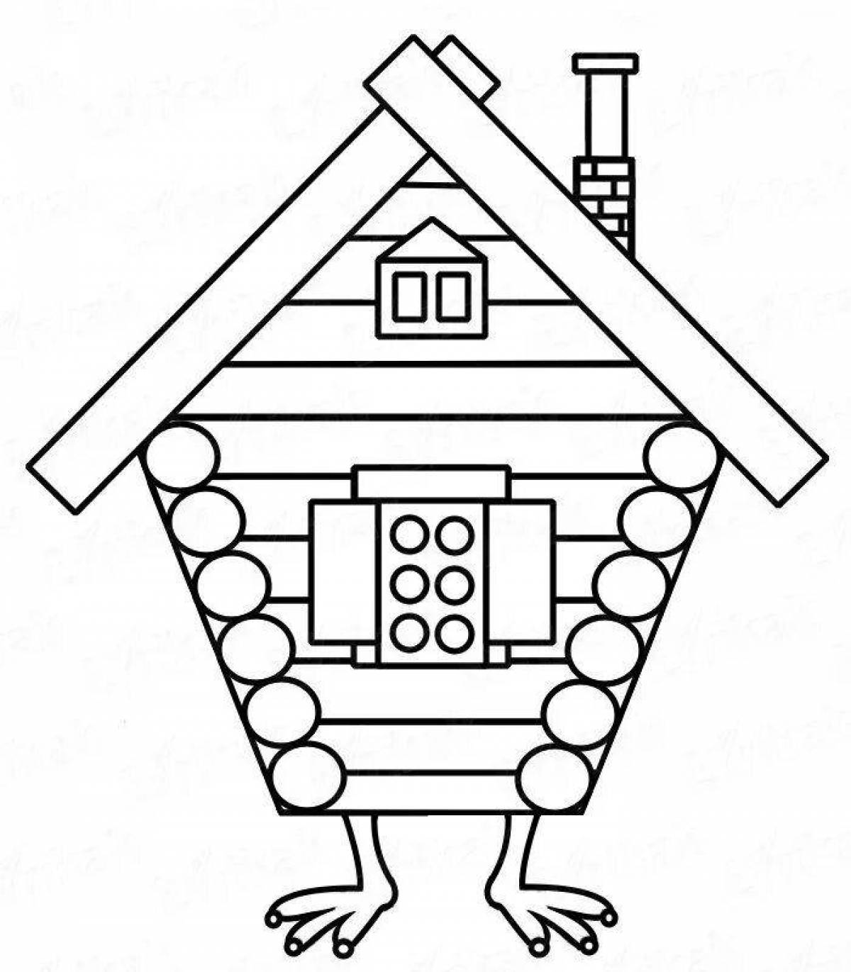 Luminous house on chicken legs for children