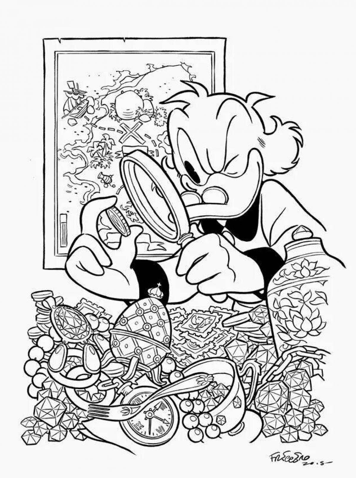 Coloring bright scrooge