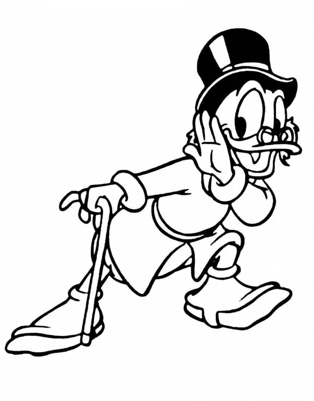 Blessed Scrooge coloring page