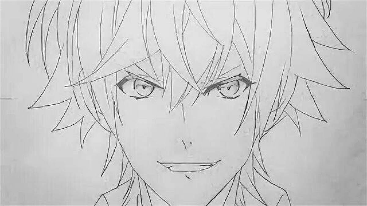 Color-explosive coloring page ayato