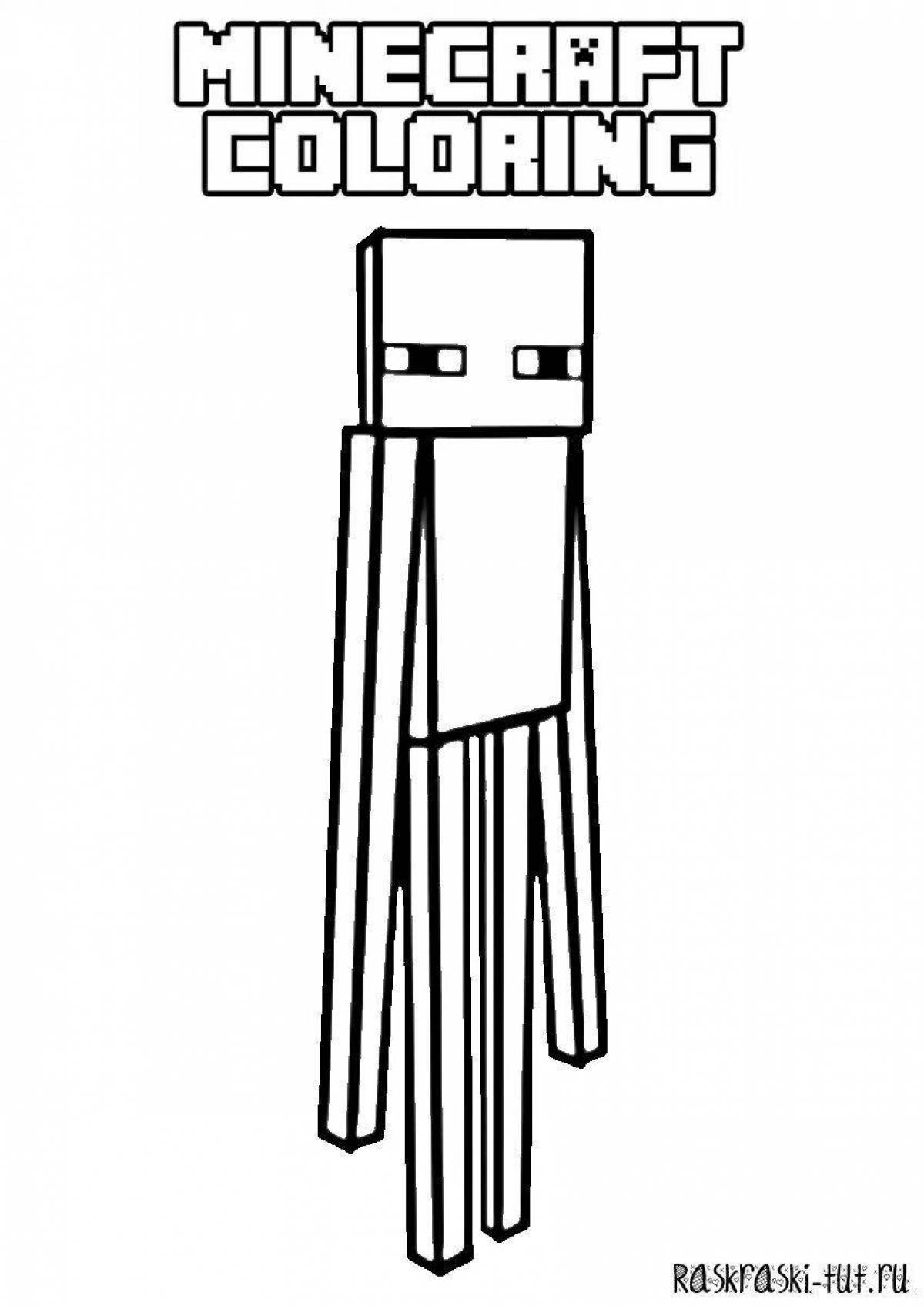 Fancy enderman coloring