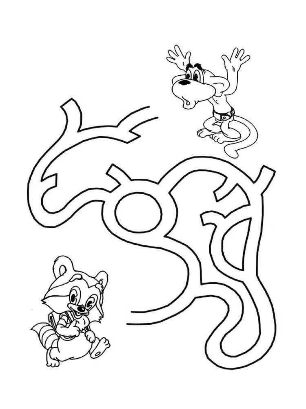 Colorful rpg coloring page