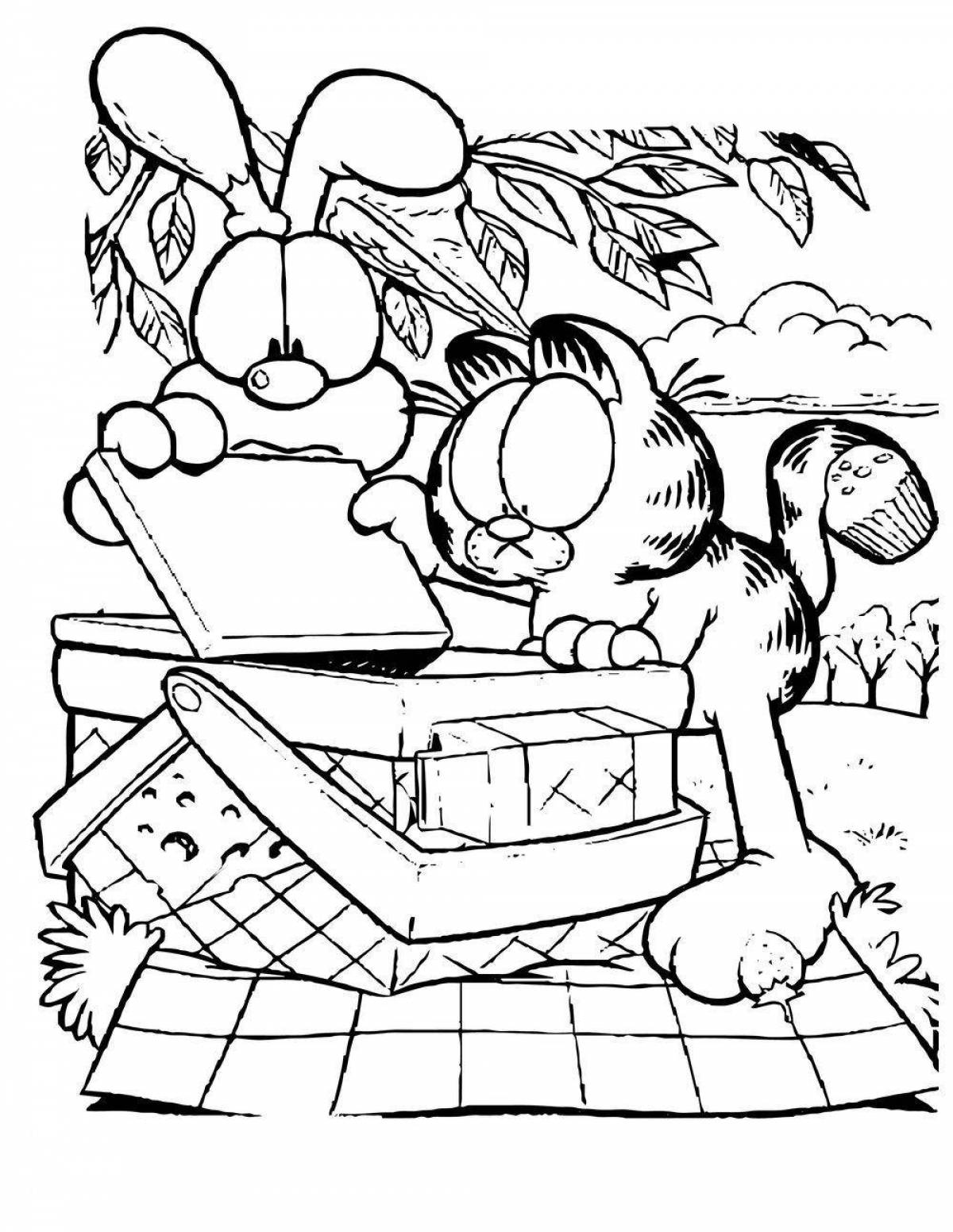 Color Madness Picnic Coloring Pages