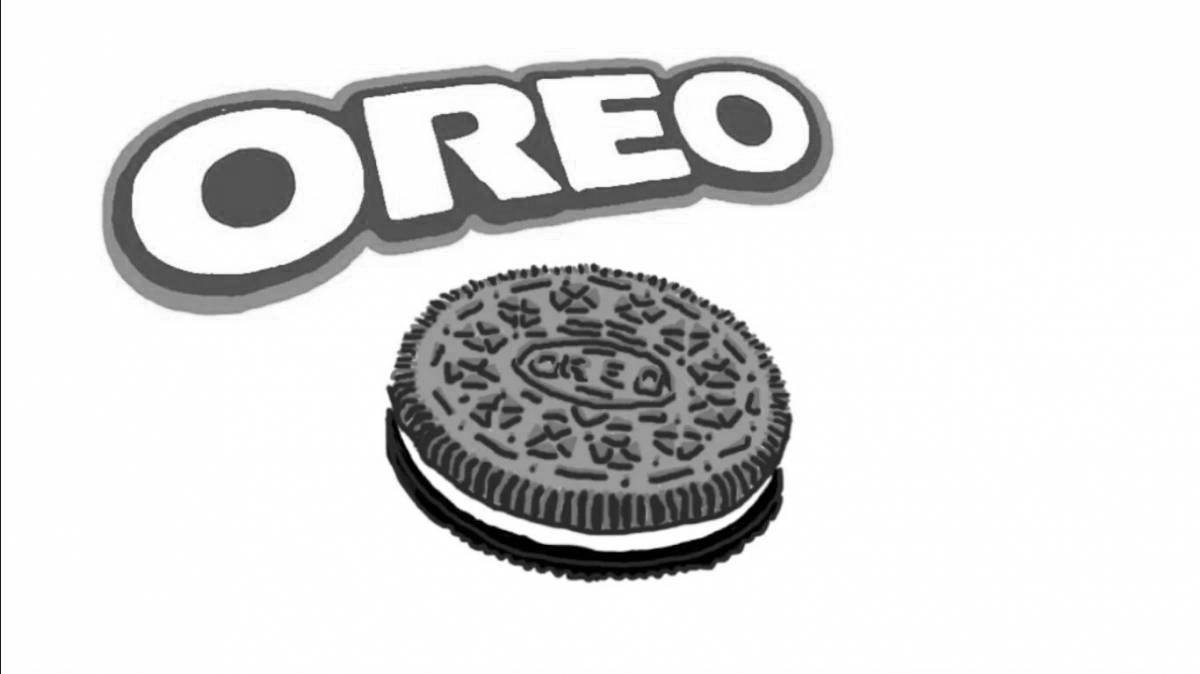 Creative coloring oreo