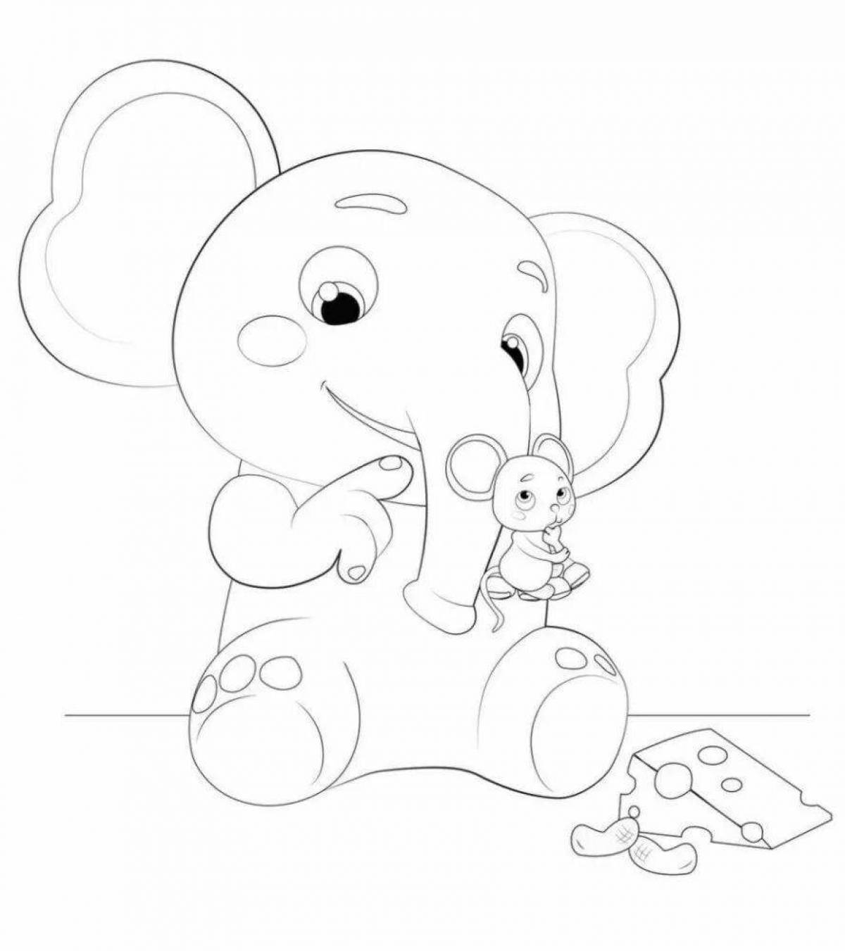 Sweet cocomelon coloring page
