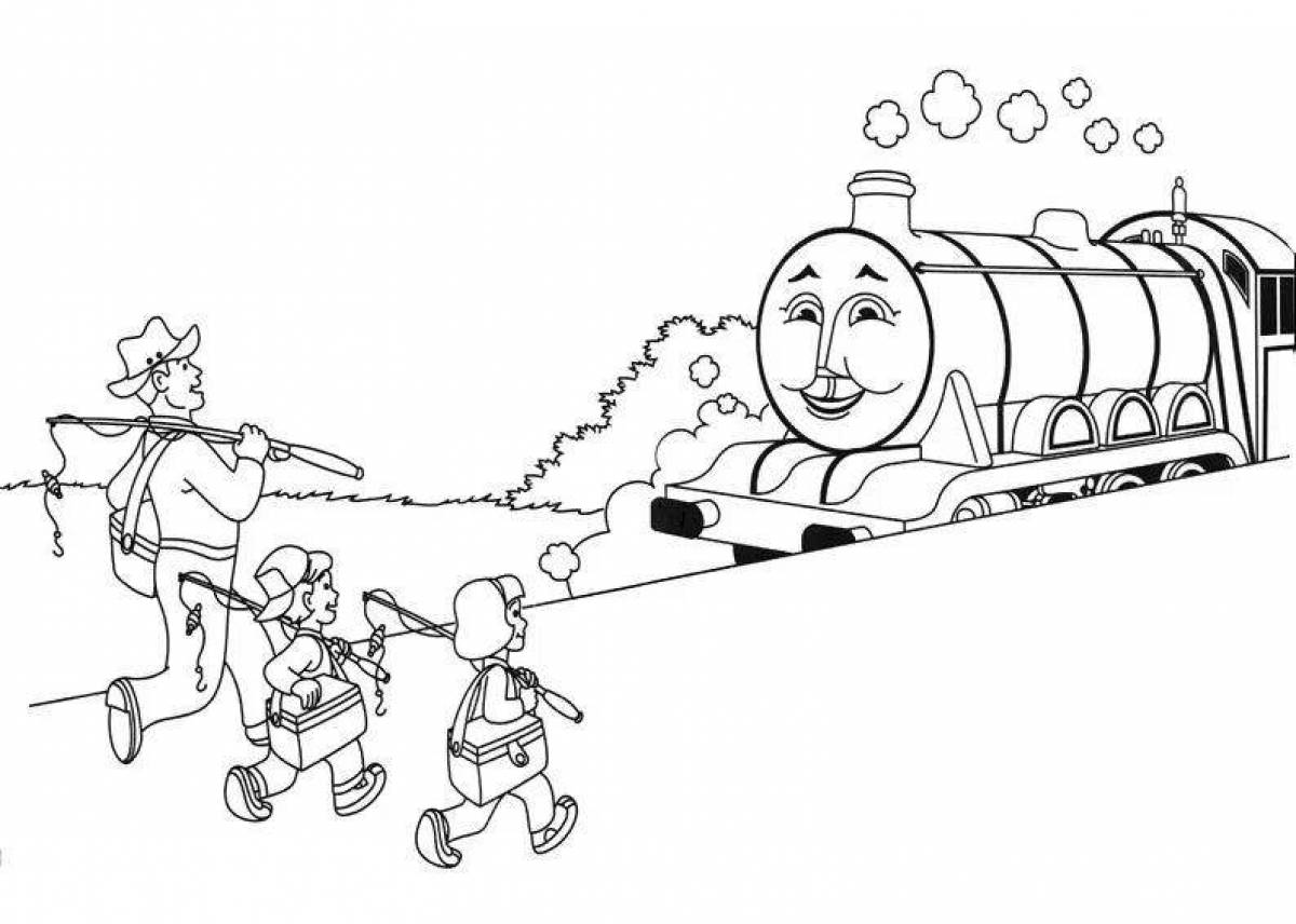 Фото Color-frenzy gordon coloring page