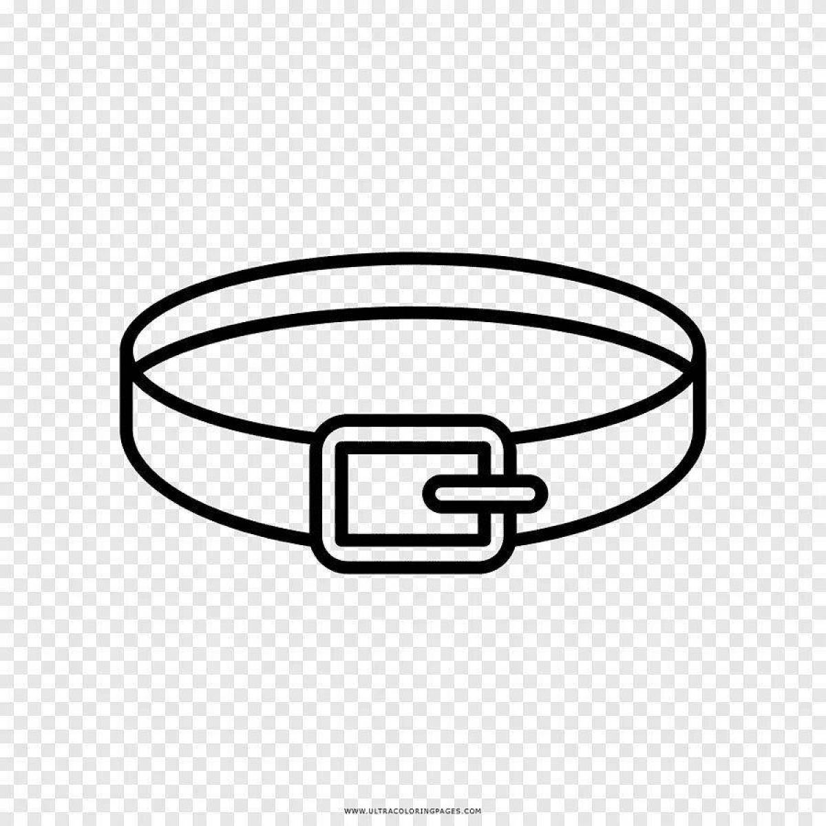 Фото Radiant coloring page belt