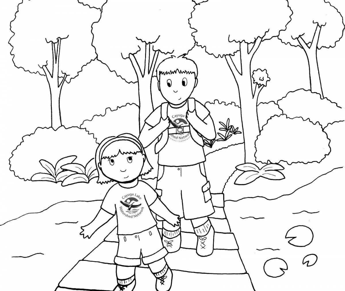 Bright tabiqat coloring page