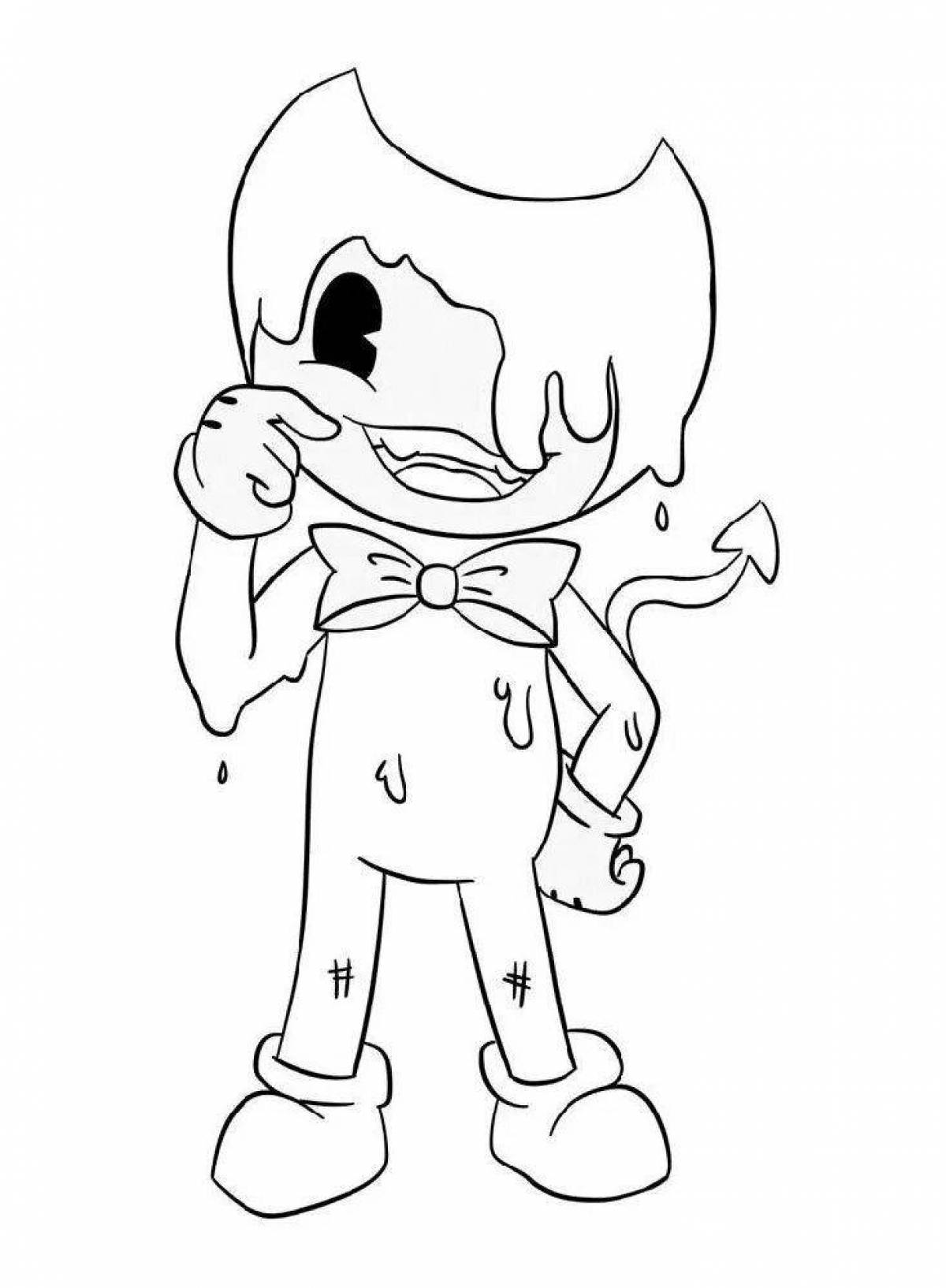 Coloring sparkling bendy