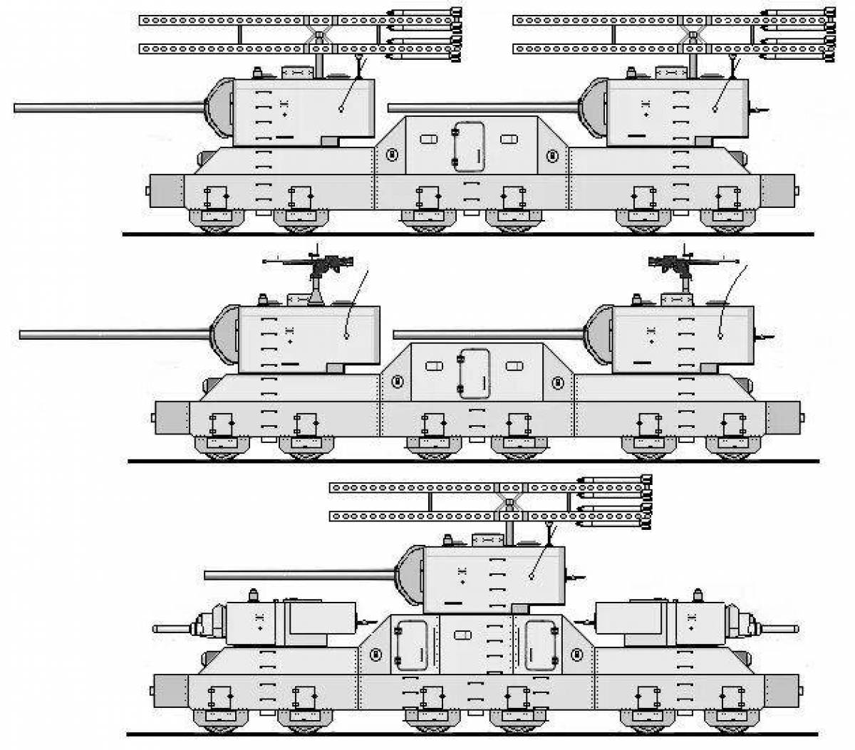 Бронепоезда вермахта чертежи