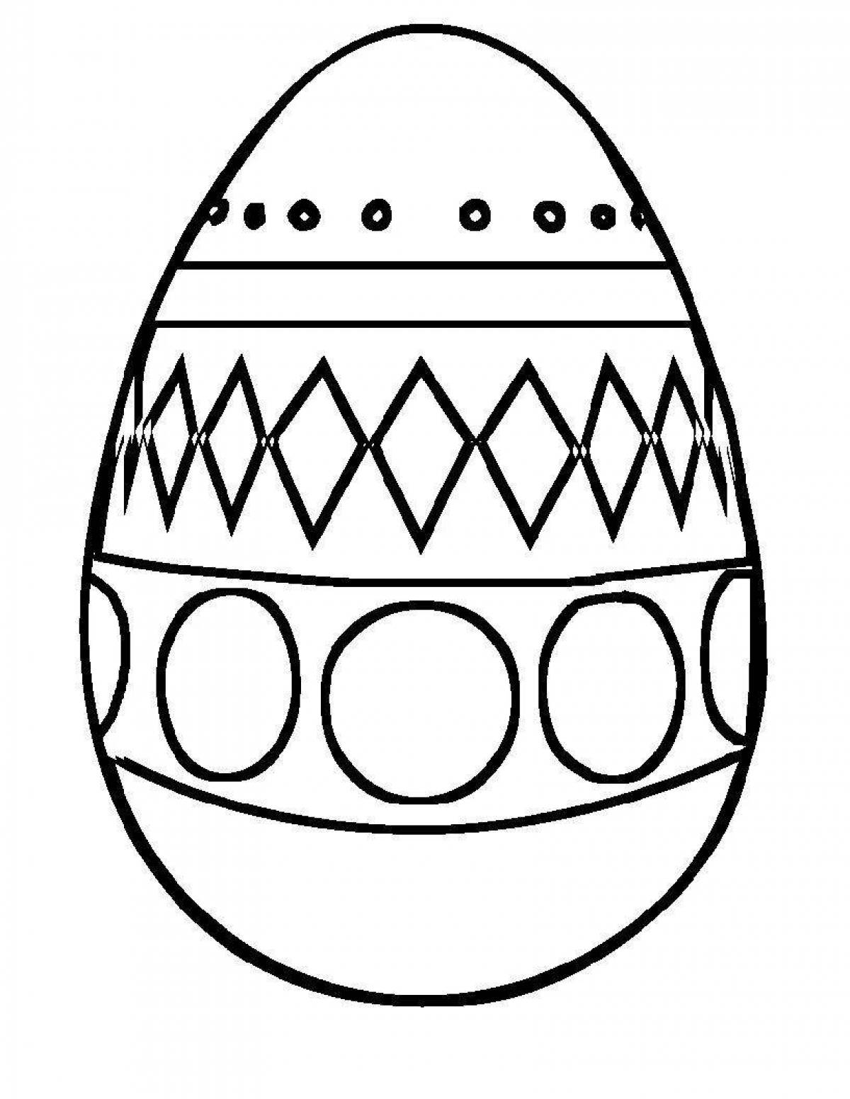 Playful testicles coloring page