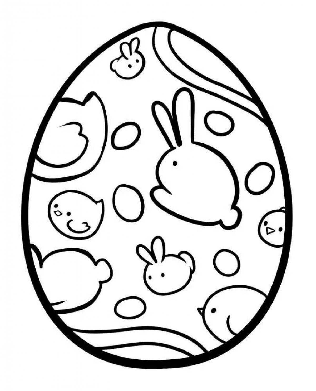 Gorgeous Egg coloring page