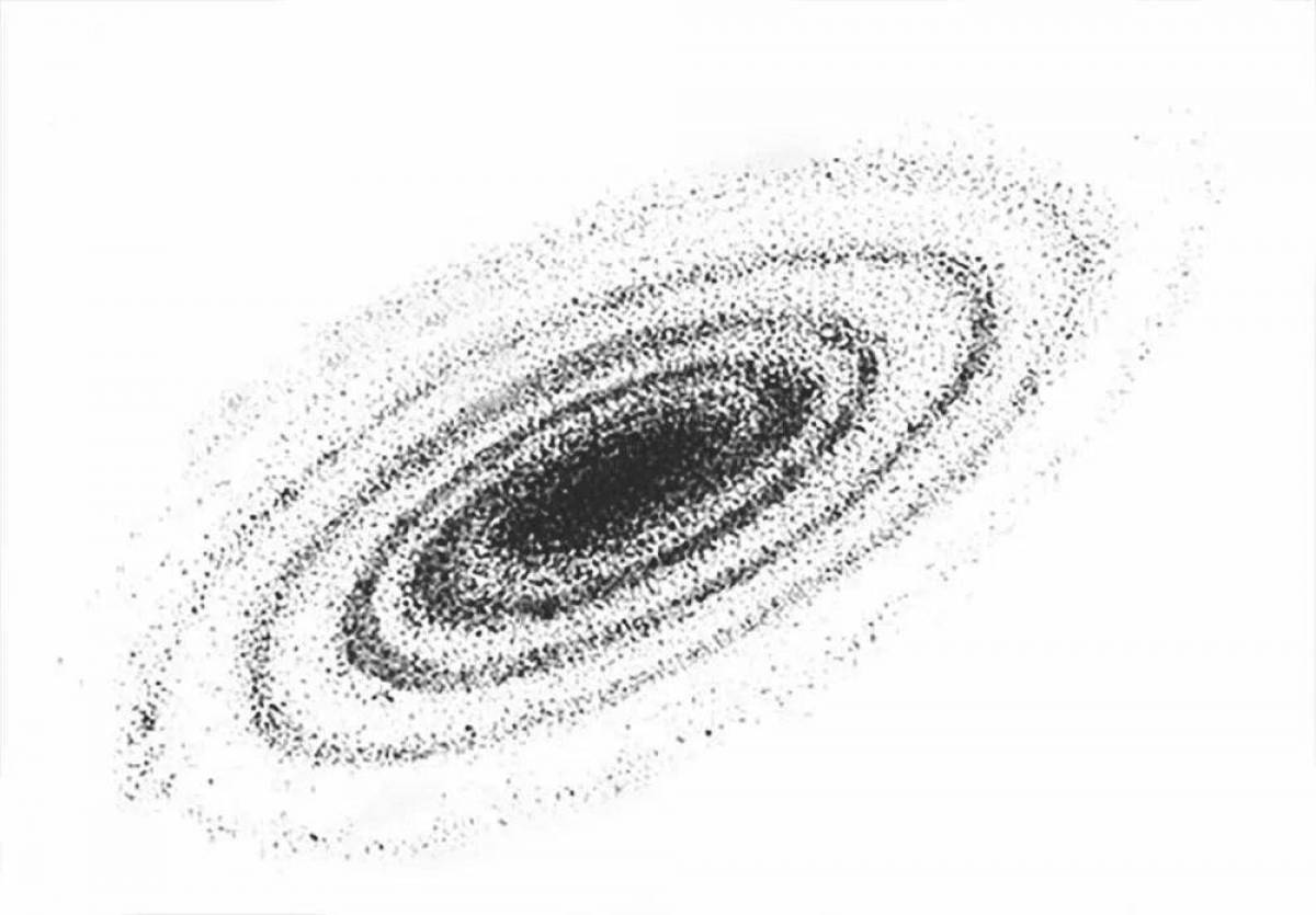 Потрясающая раскраска «галактика»