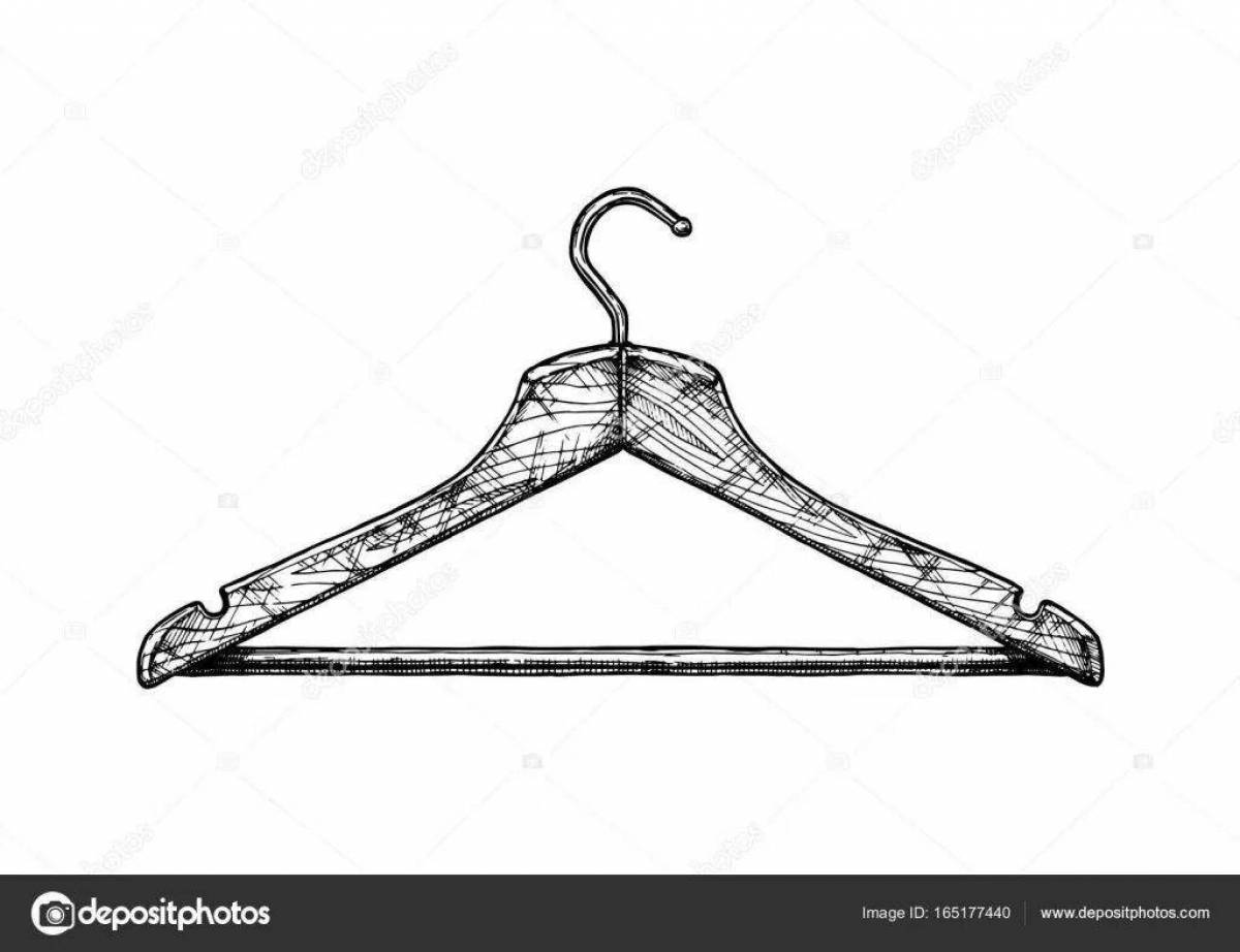 Coloring funny hanger