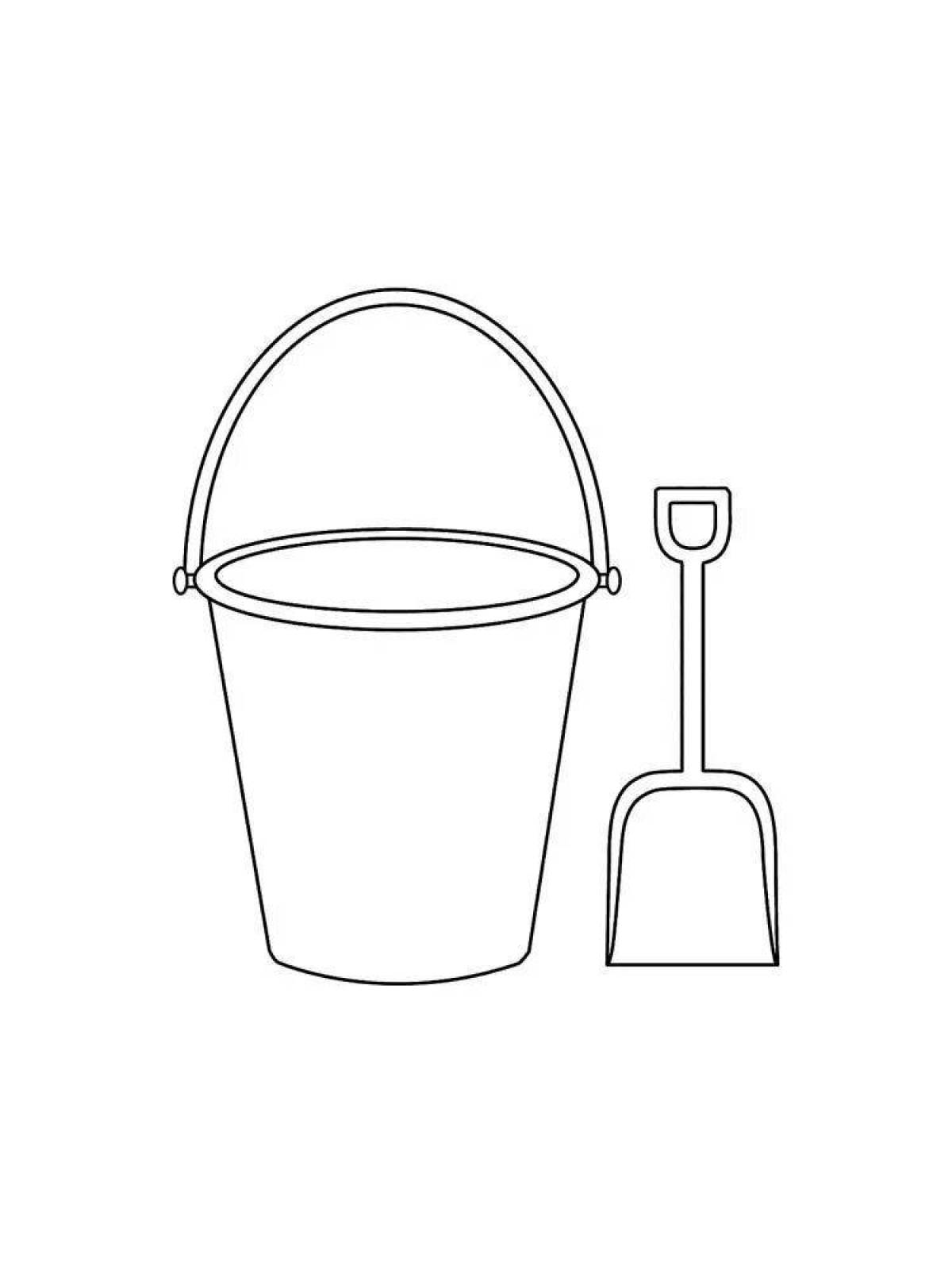 Big bucket coloring book