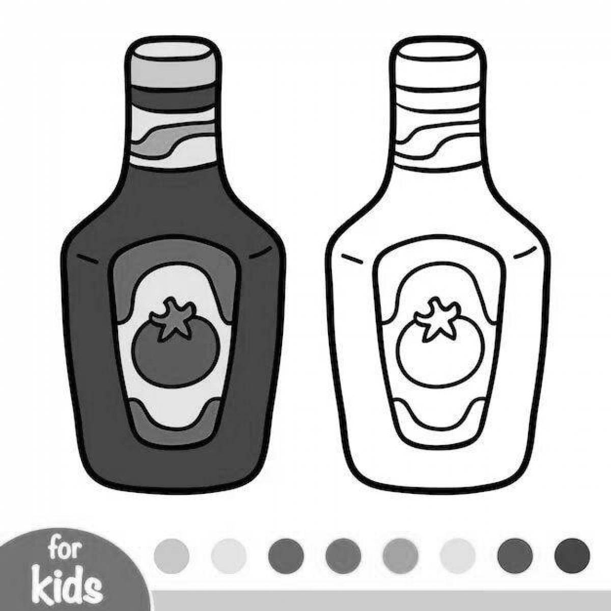 Coloring great ketchup
