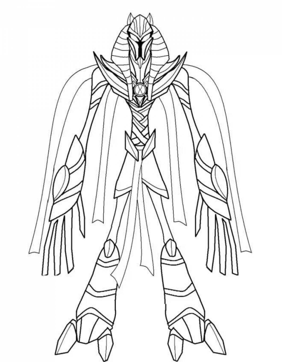 Блестящая зеленая раскраска