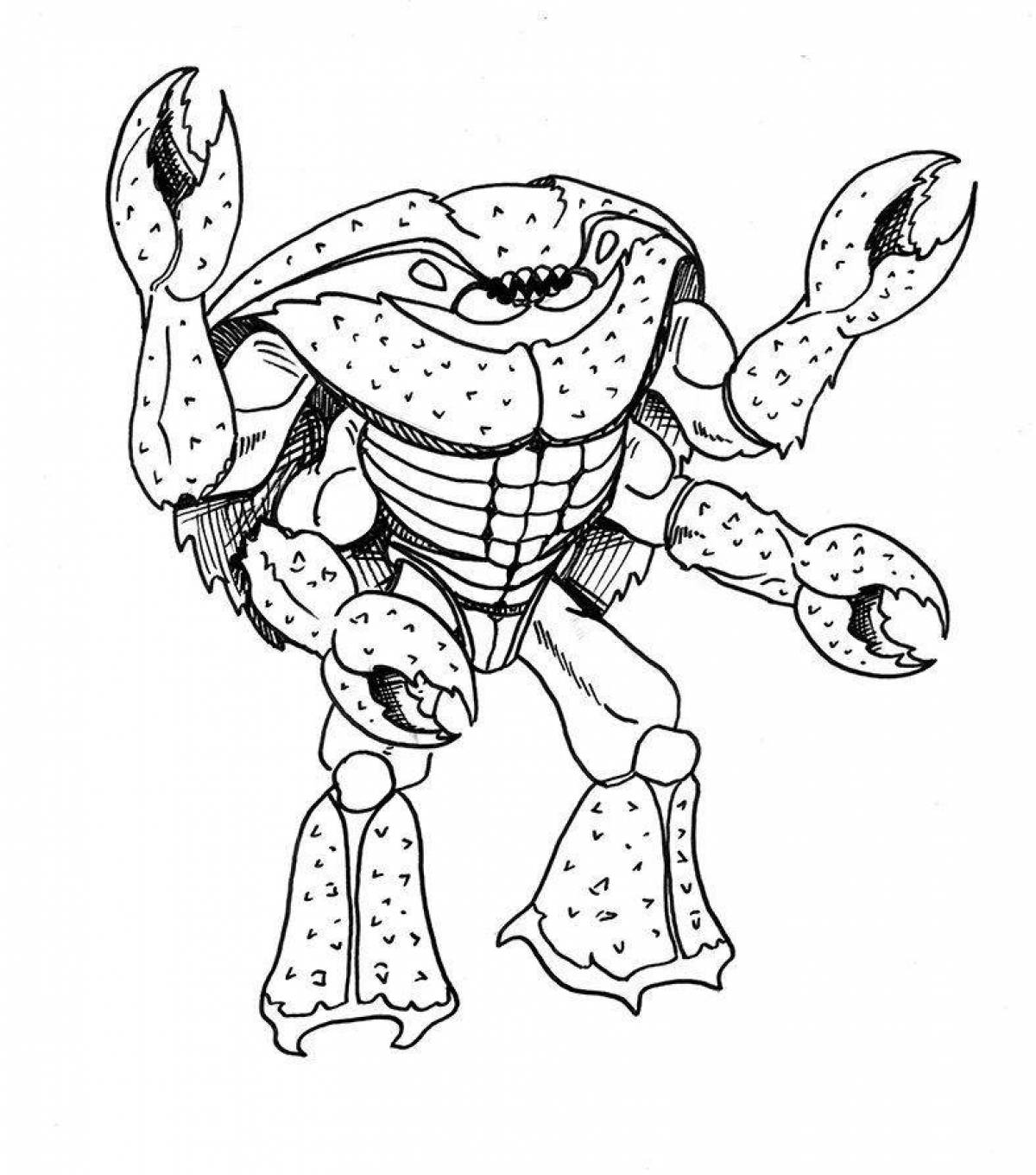 Великолепная зеленая раскраска