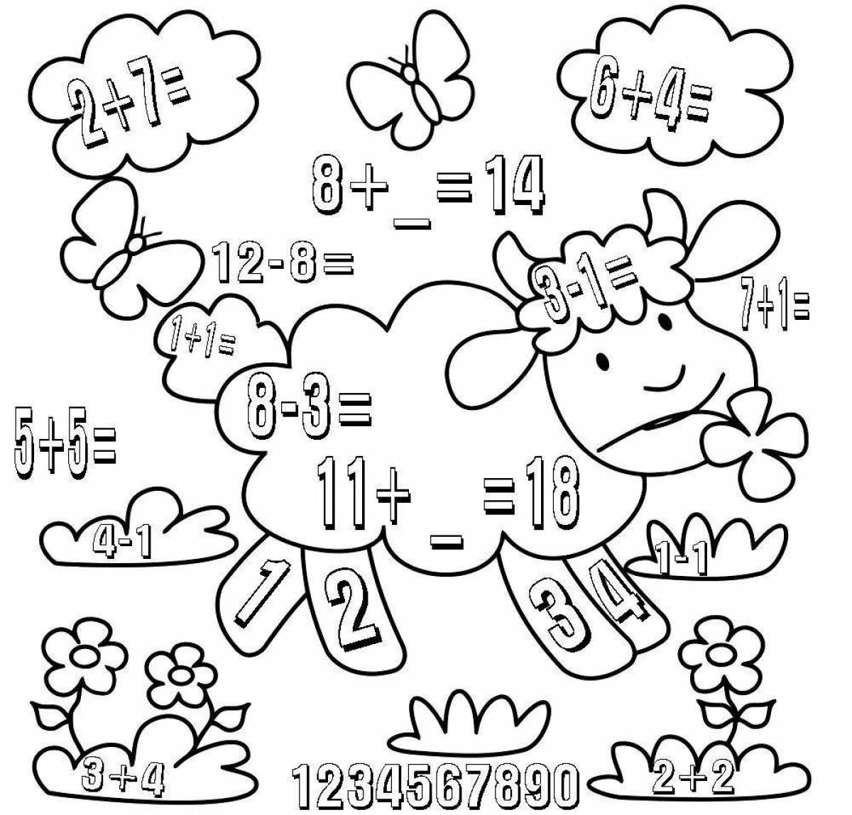 Innovative coloring mathematician