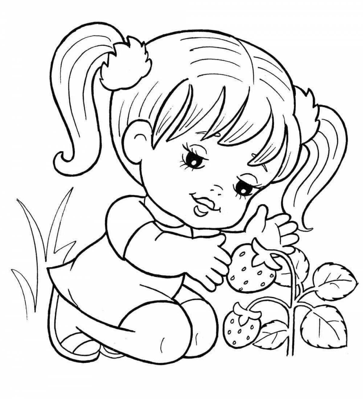 Playful coloring page 4 5