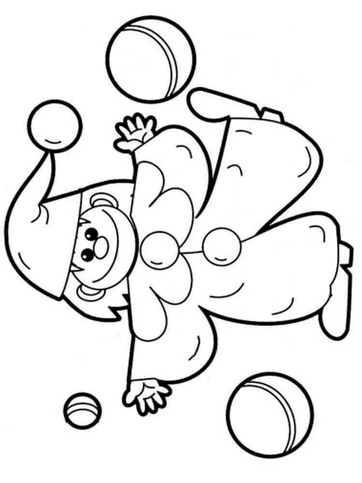 Colourful coloring page 5 6