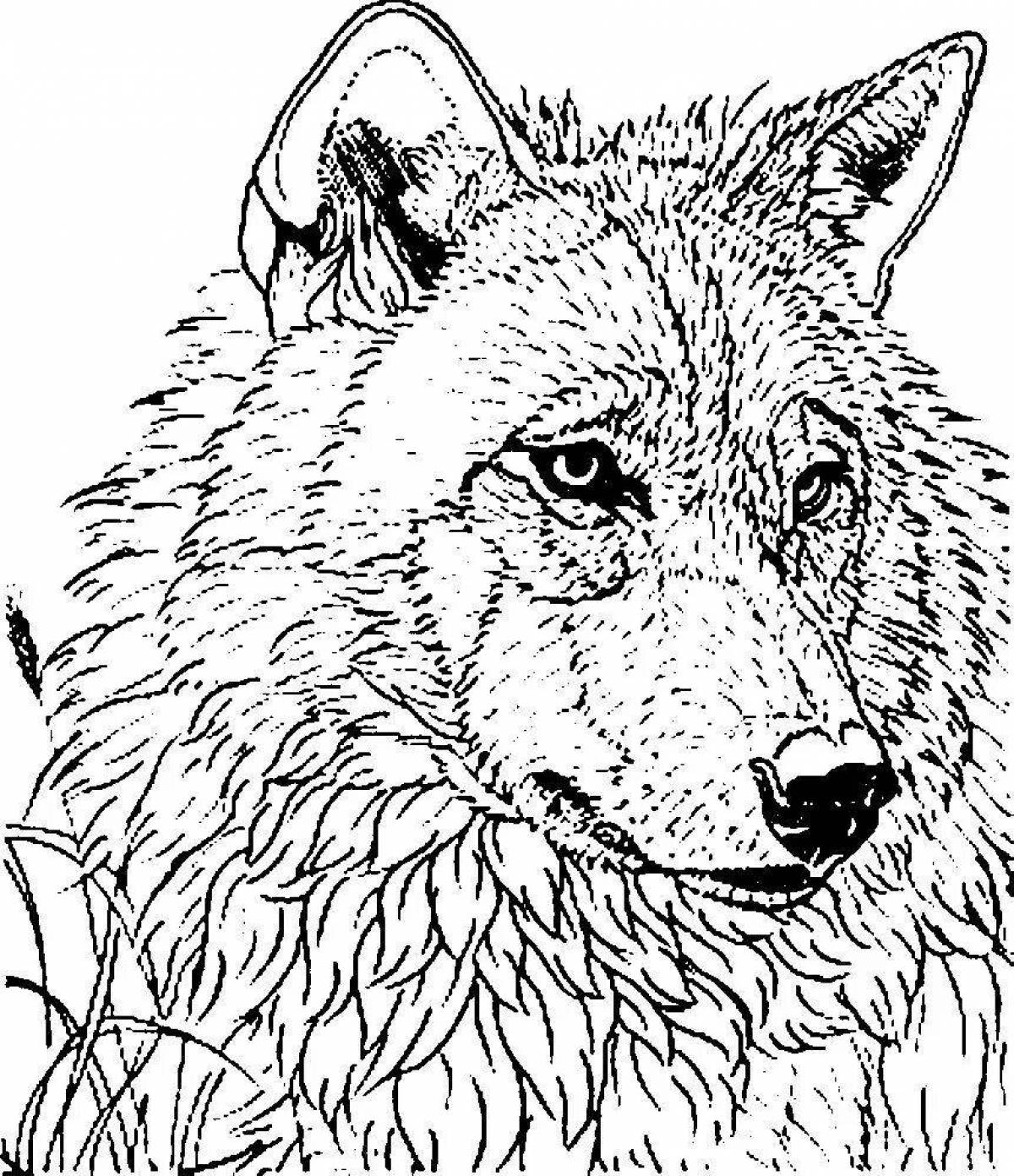 Majestic burning out coloring page