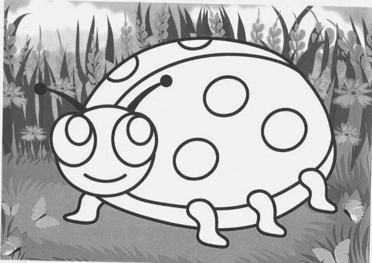 Colored plastic coloring template