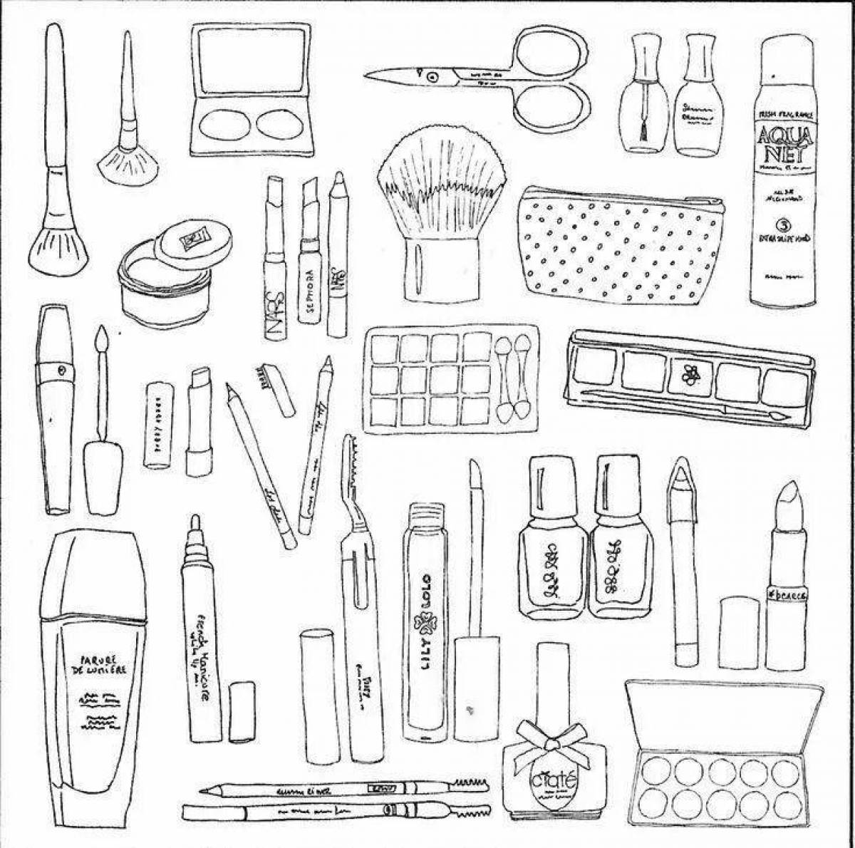 Amazing mini things coloring pages