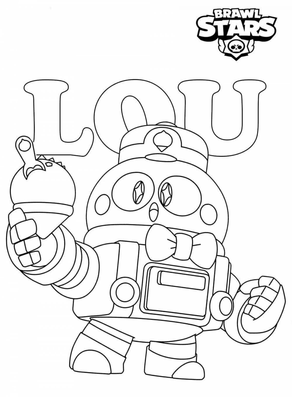 Brawl star awesome coloring book