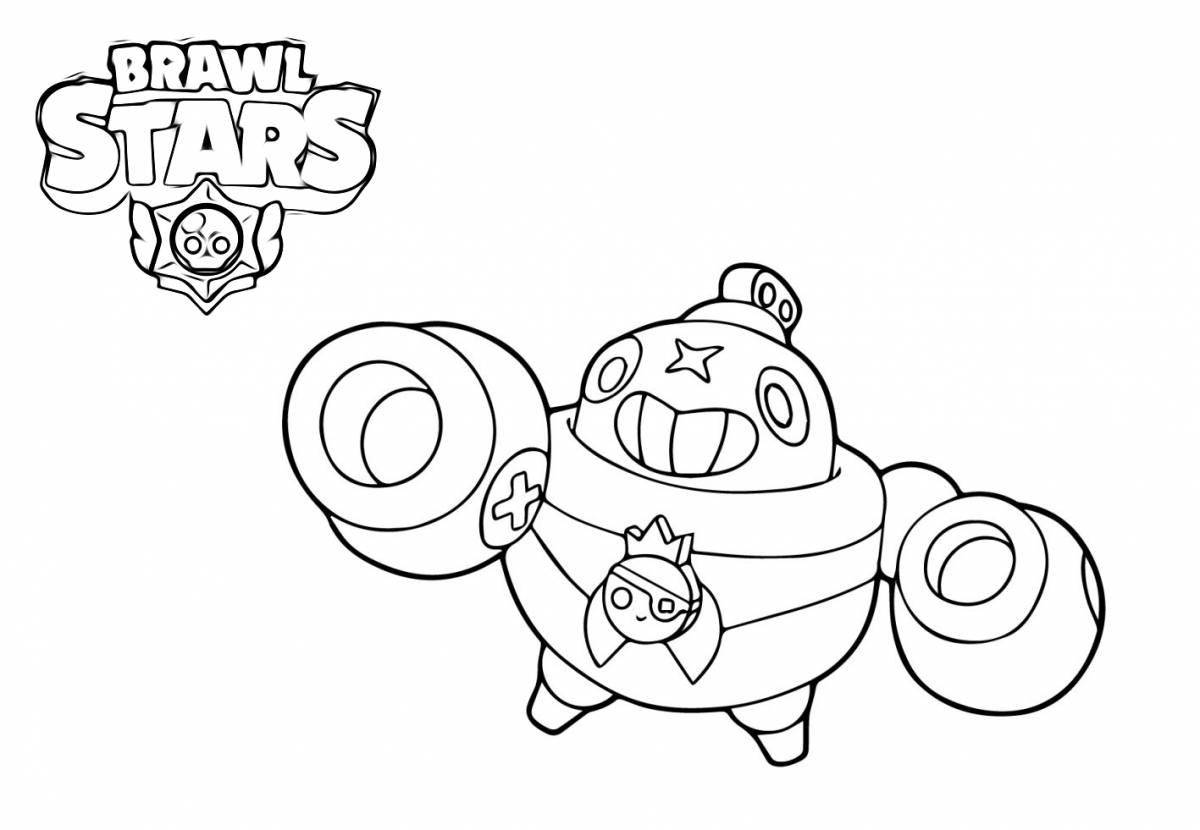 Amazing coloring brawl star