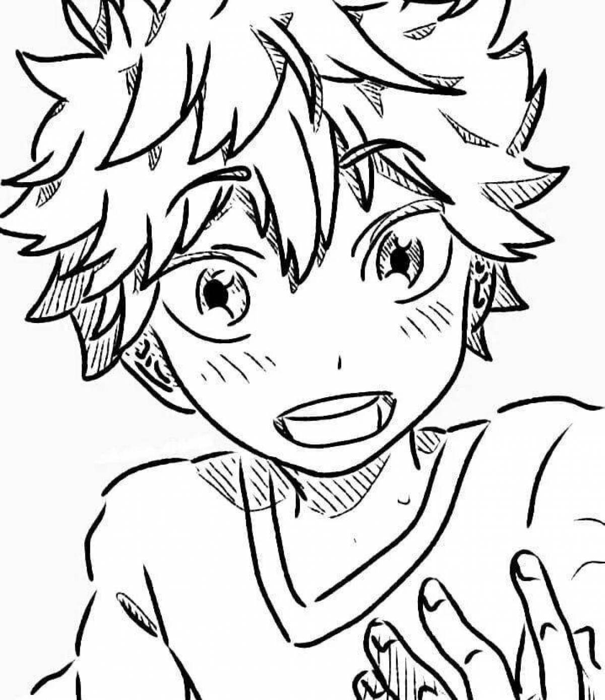 Outstanding hinata shoes coloring page