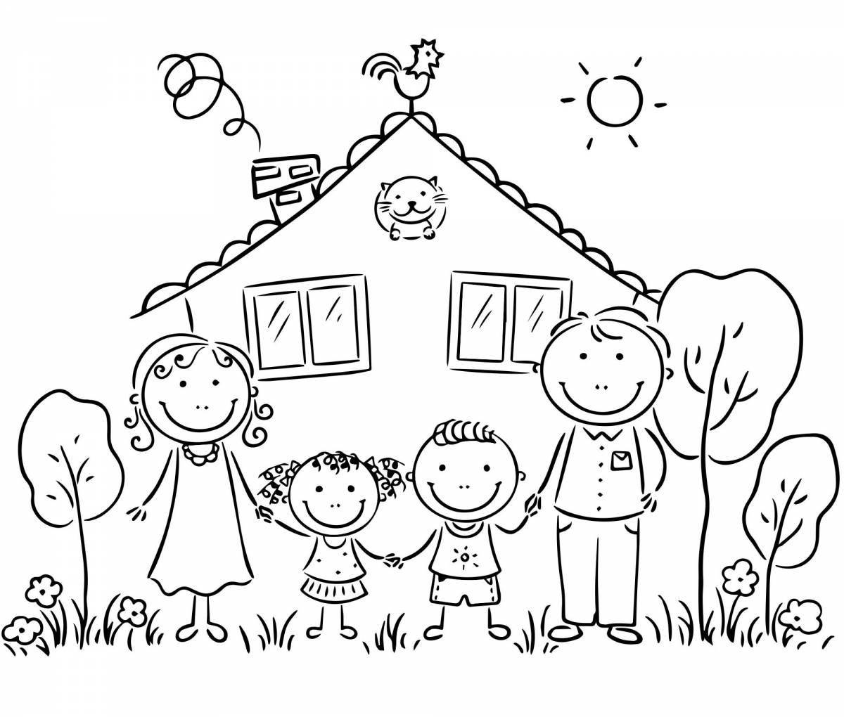 Photo Colorful coloring by bass