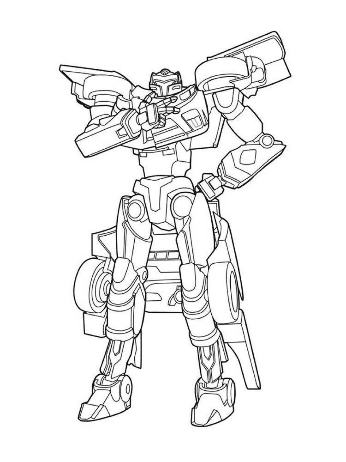 Инновационная раскраска tobot z