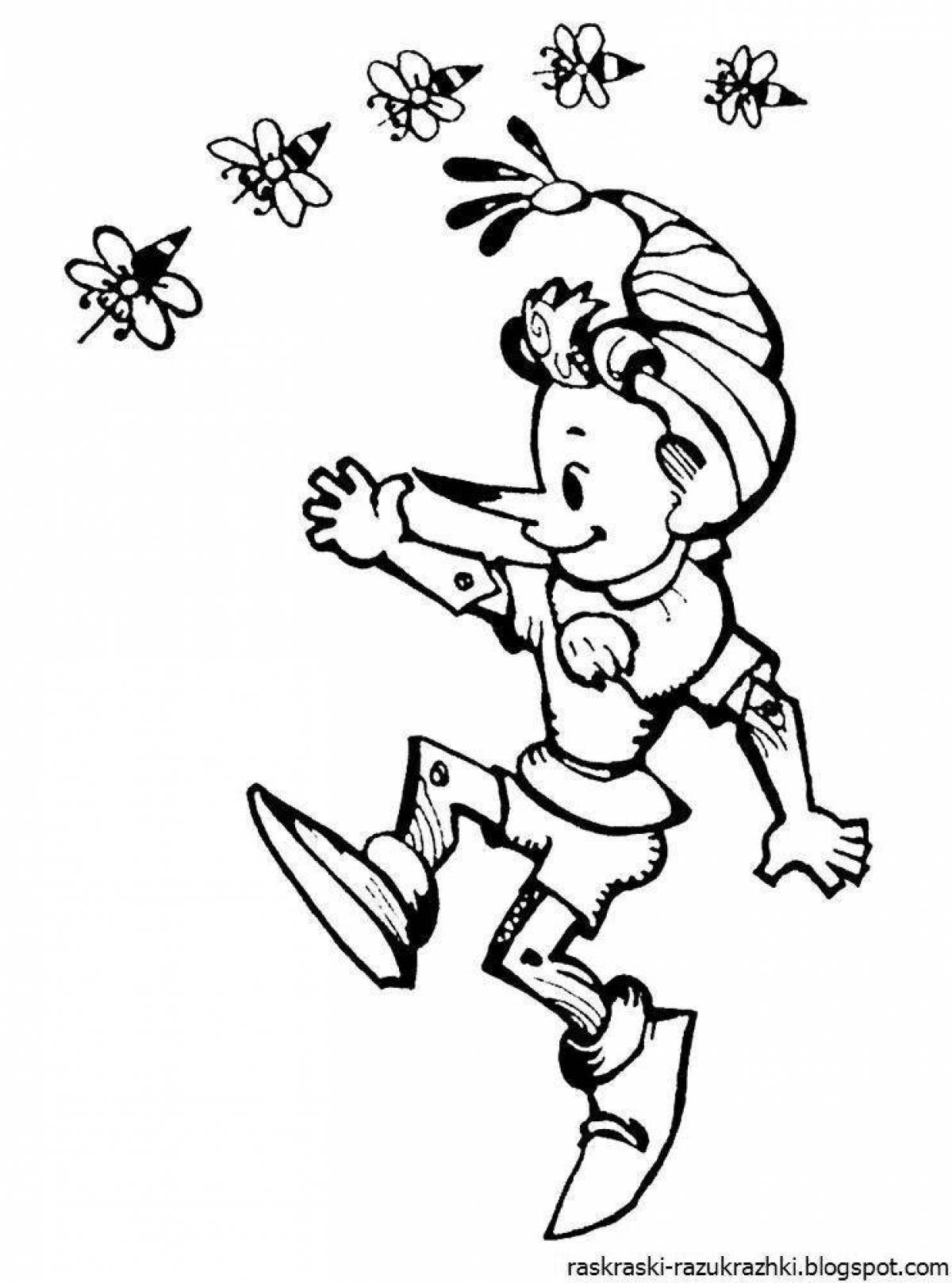 Fantastic fairy tale character coloring pages