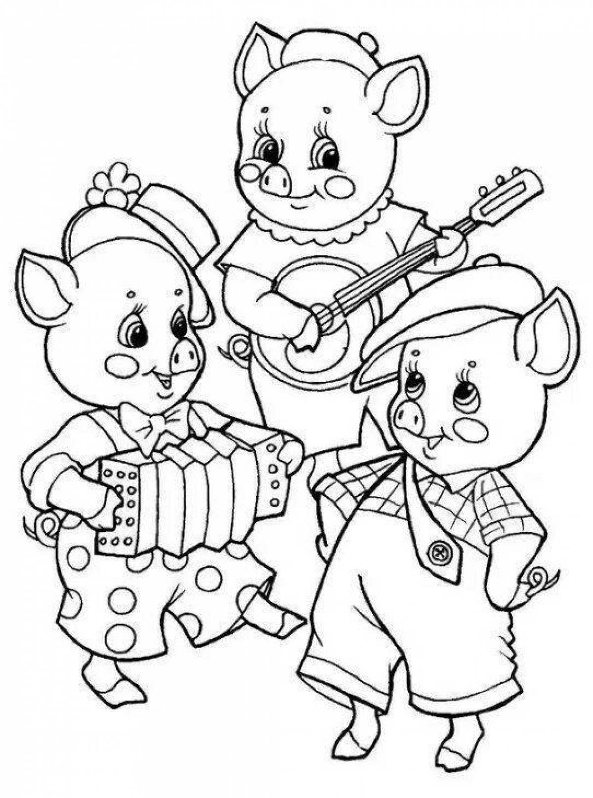 Beautiful coloring pages of fairy tale characters