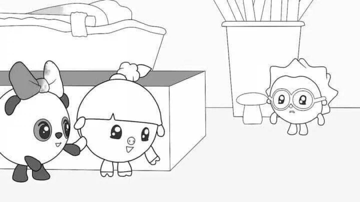 Children's cartoon coloring pages
