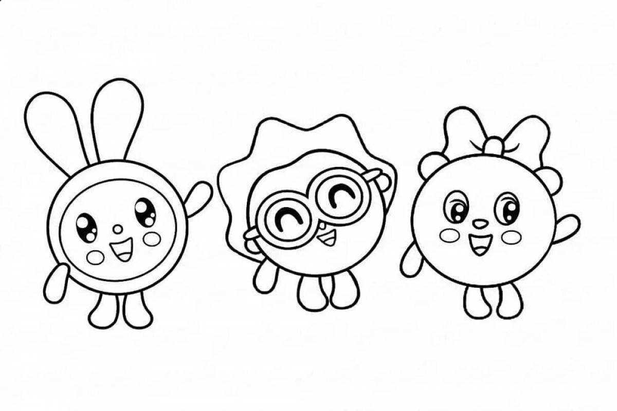 Awesome kids cartoon coloring pages