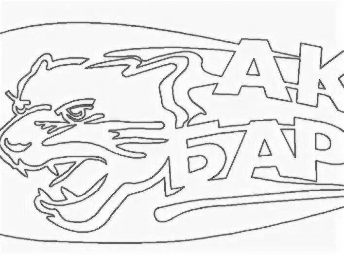 Bright ak bars coloring pages