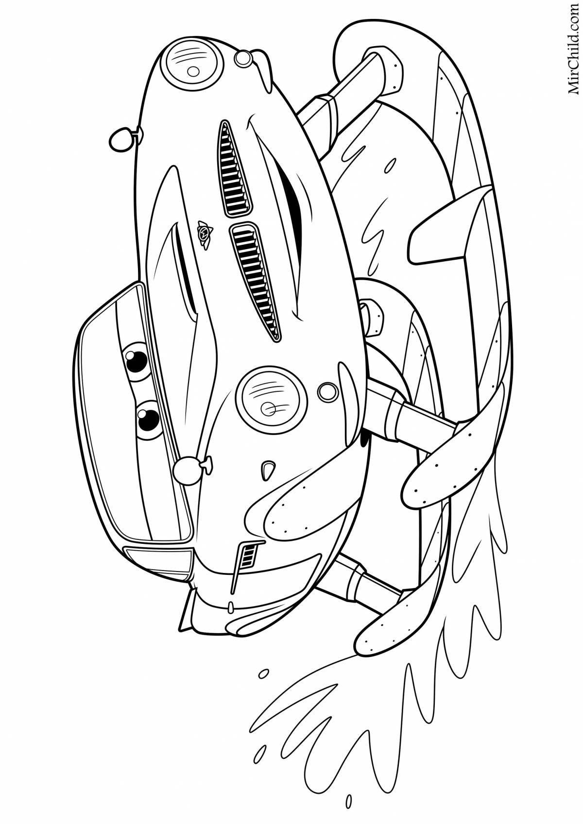 Раскраска Раскраска дерзкий финн макмиссайл