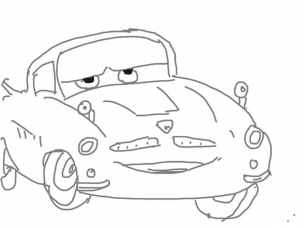 Раскраска Раскраска элегантный финн макмиссайл