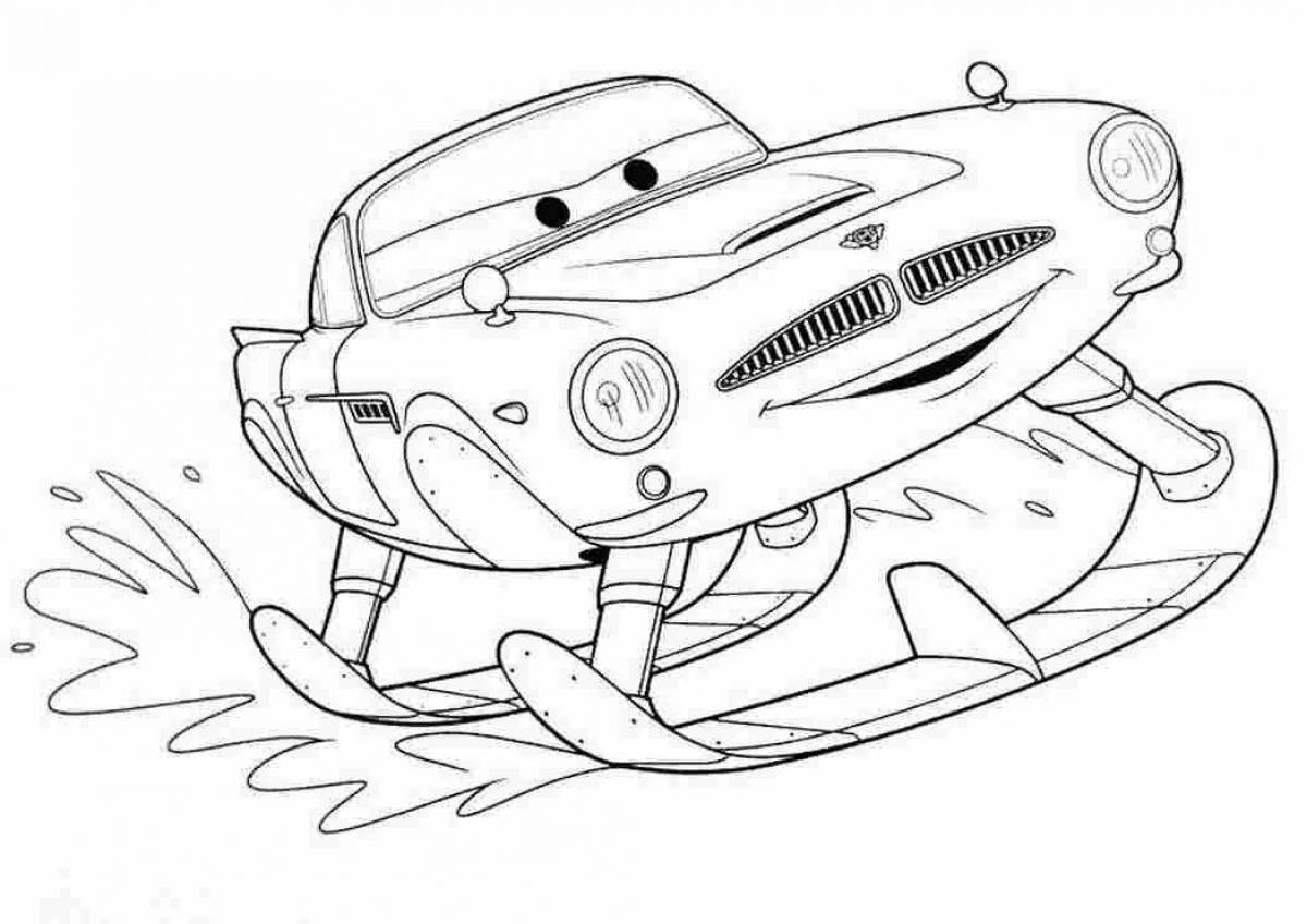 Раскраска Раскраска милый финн макмиссайл