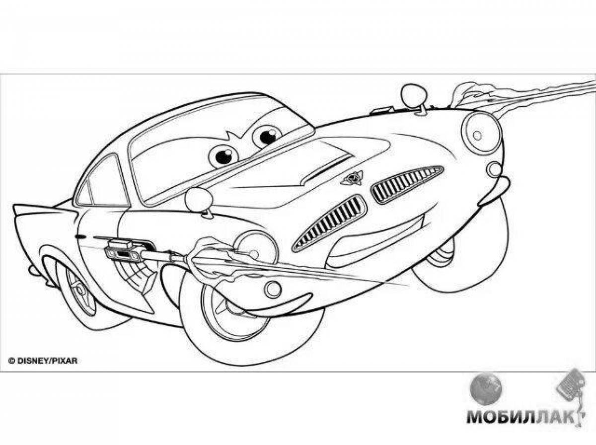 Раскраска Анимированная раскраска финн макмиссайл