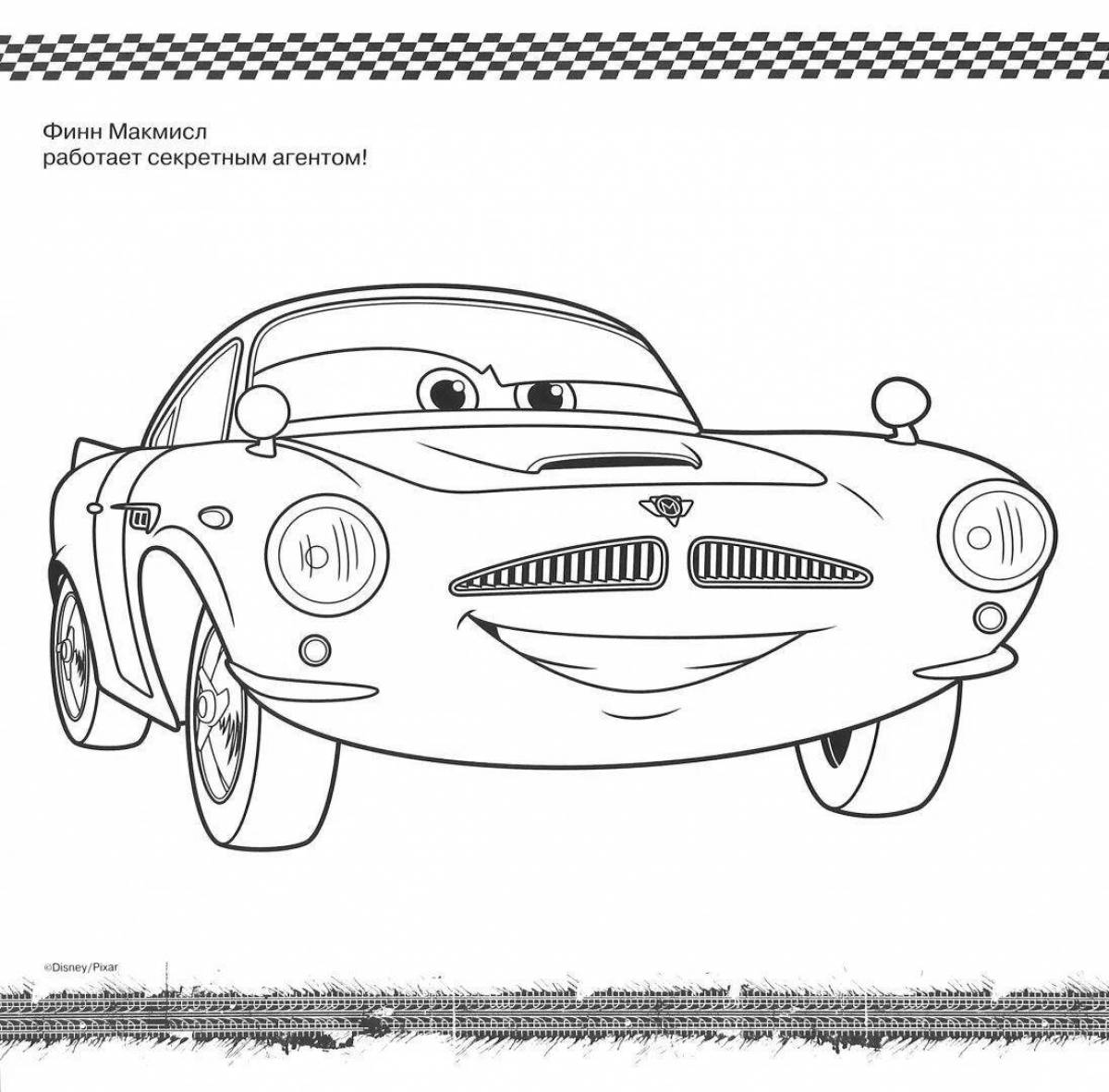 Раскраска Раскраска энергичный финн макмиссайл